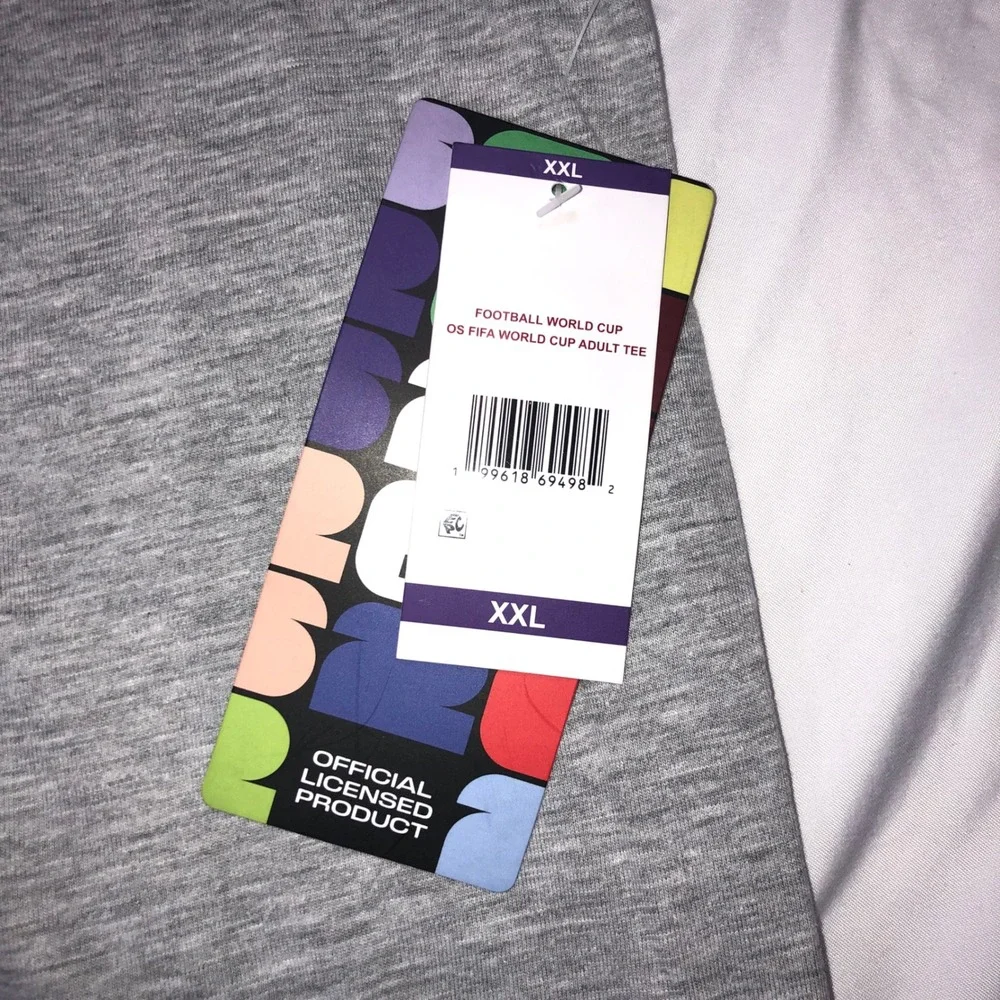FIFA World Cup 2026 Host Cities T-Shirt Mens XXL Gray Canada Mexico USA NWT